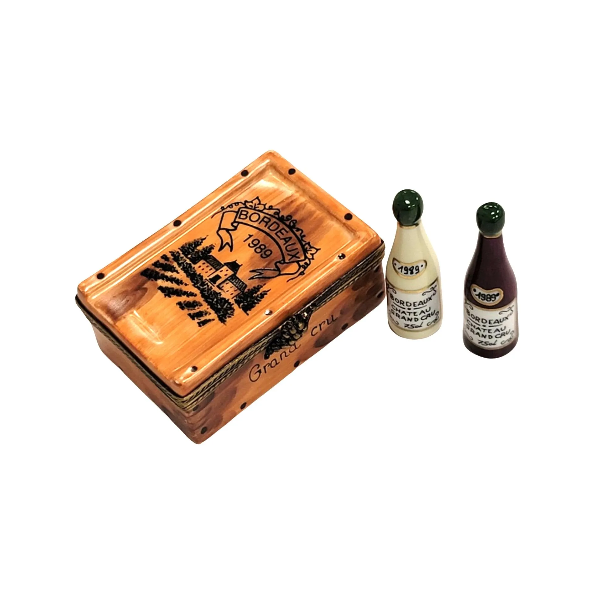 2 Bottles in Wine Crate