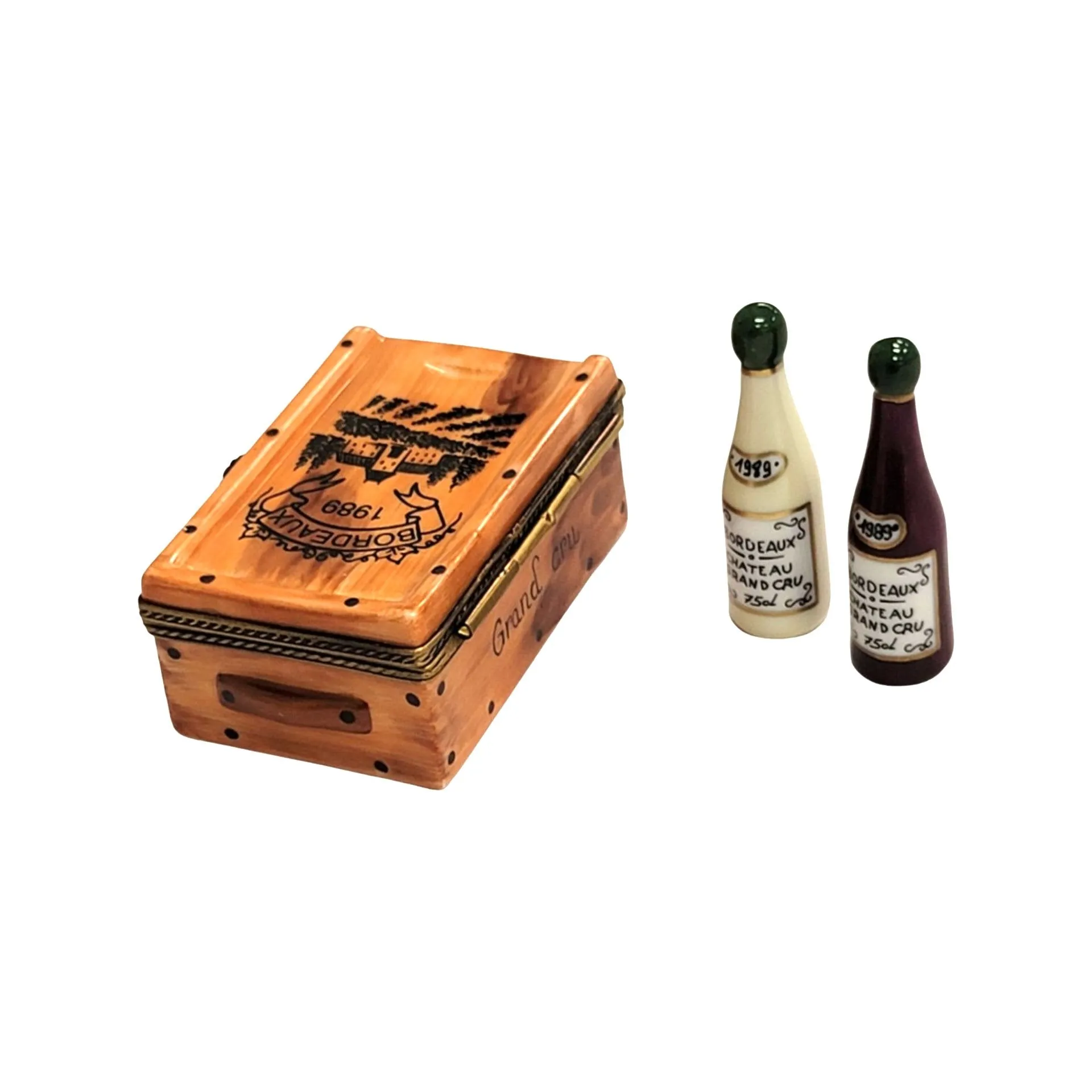 2 Bottles in Wine Crate