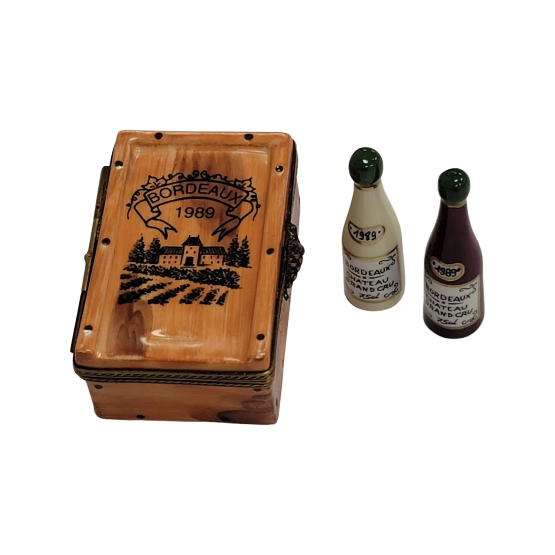 2 Bottles in Wine Crate