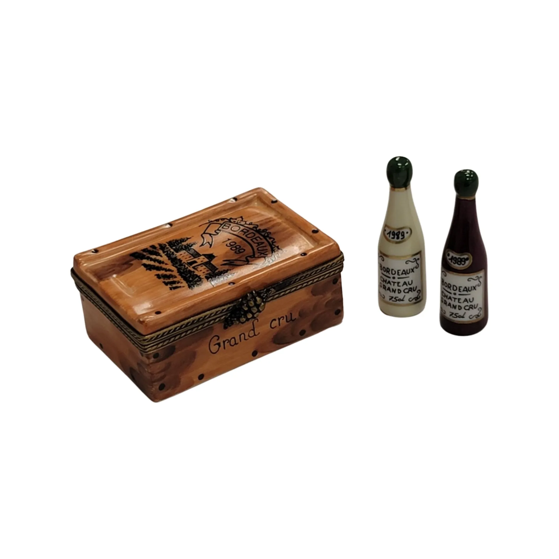 2 Bottles in Wine Crate