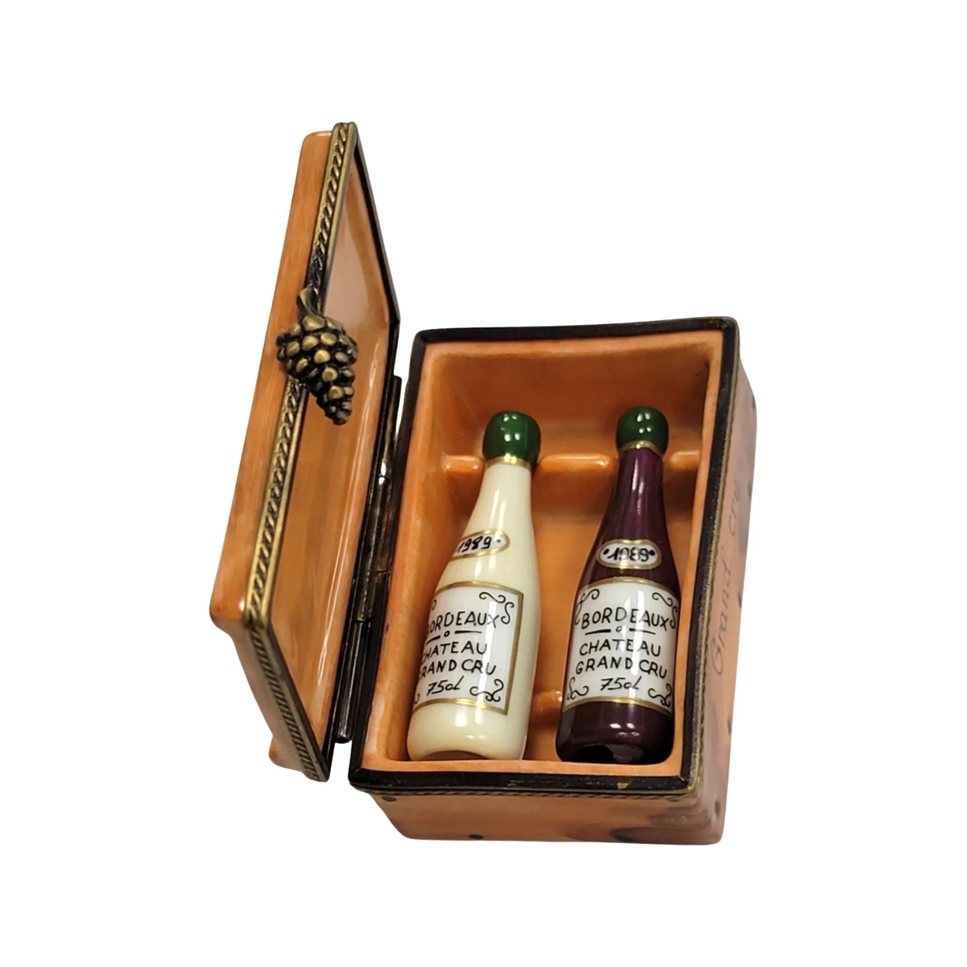 2 Bottles in Wine Crate