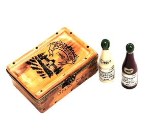 2 Bottles in Wine Crate