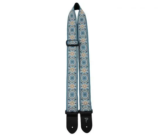 2” THE HOPE COLLECTION BLUE MANDALA GUITAR STRAP