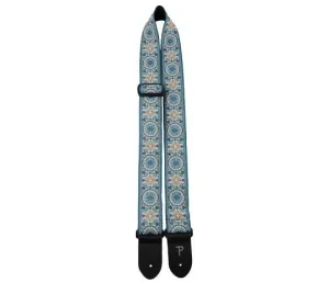 2” THE HOPE COLLECTION BLUE MANDALA GUITAR STRAP