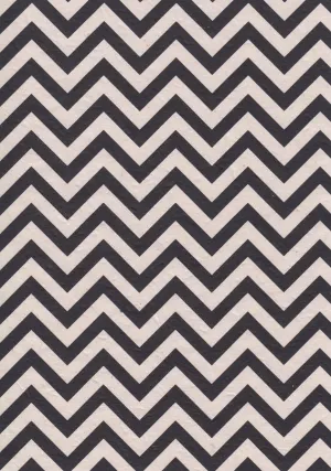 A4 Paper / Pattern No.105 Chevron Black
