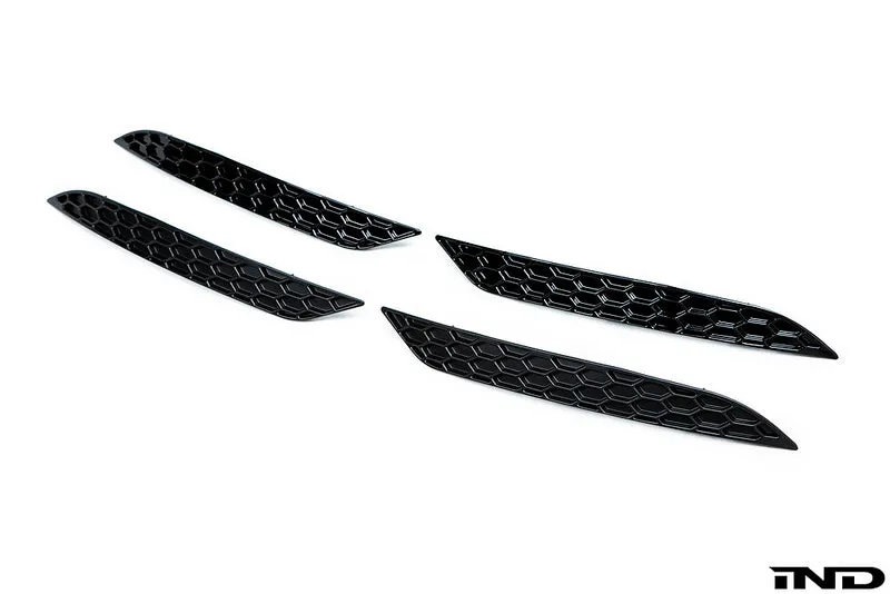 Acexxon MK7.5 Golf GTI / Golf R Rear Reflector Insert Set - Honeycomb