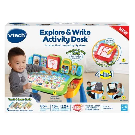 Activity Desk Transforms into Easel and Chalkboard