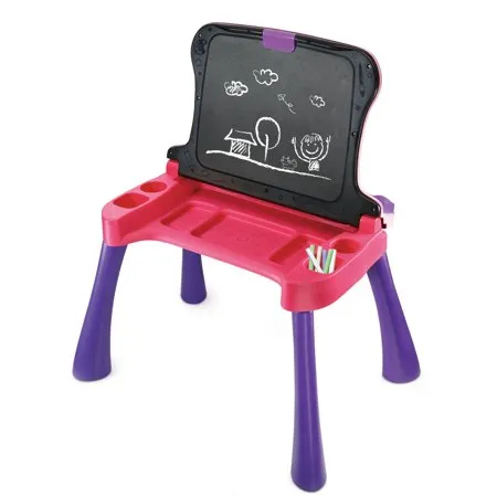 Activity Desk Transforms into Easel and Chalkboard