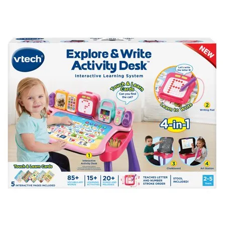 Activity Desk Transforms into Easel and Chalkboard