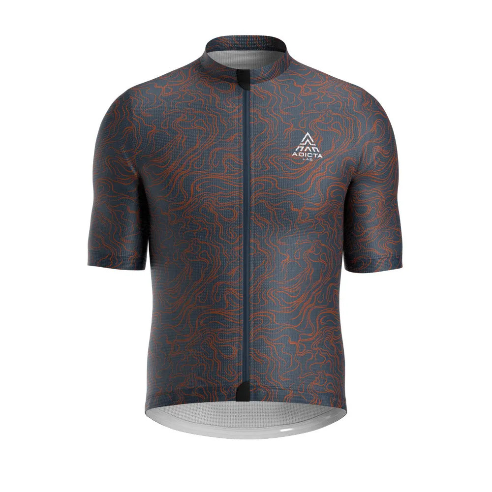 Adicta Lab Nucleus SS Jersey - Navy/Brick -