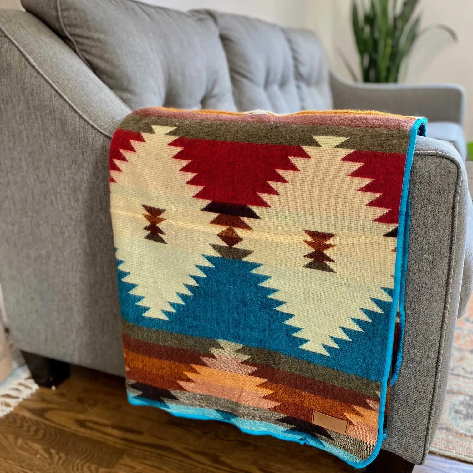 Andean Alpaca Wool Blanket - Boho