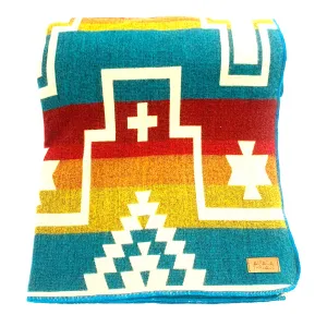 ANDEAN ALPACA WOOL BLANKET - SANTA FE (ECUADOR)