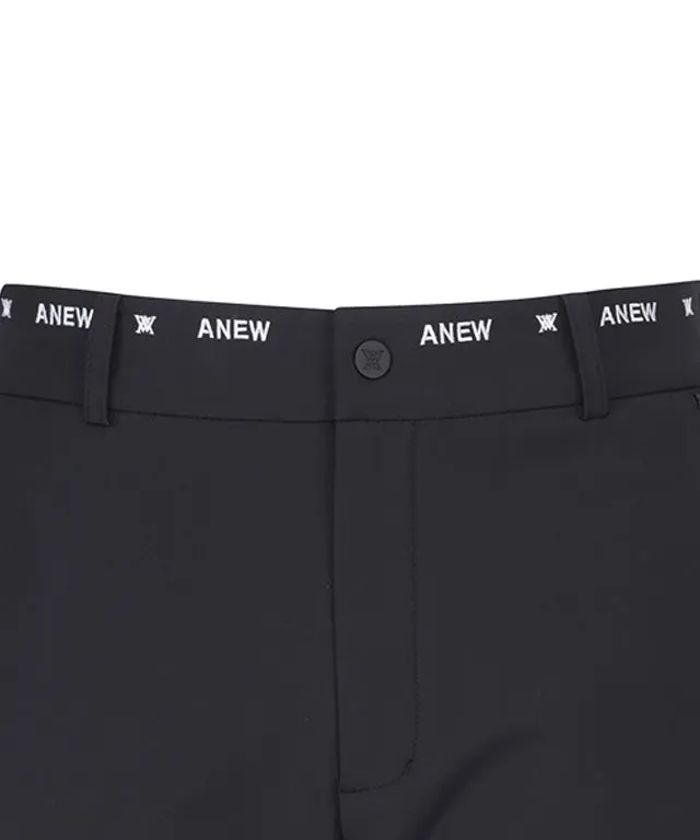 ANEW Golf: Men Essential Logo Banding L/PT - Black