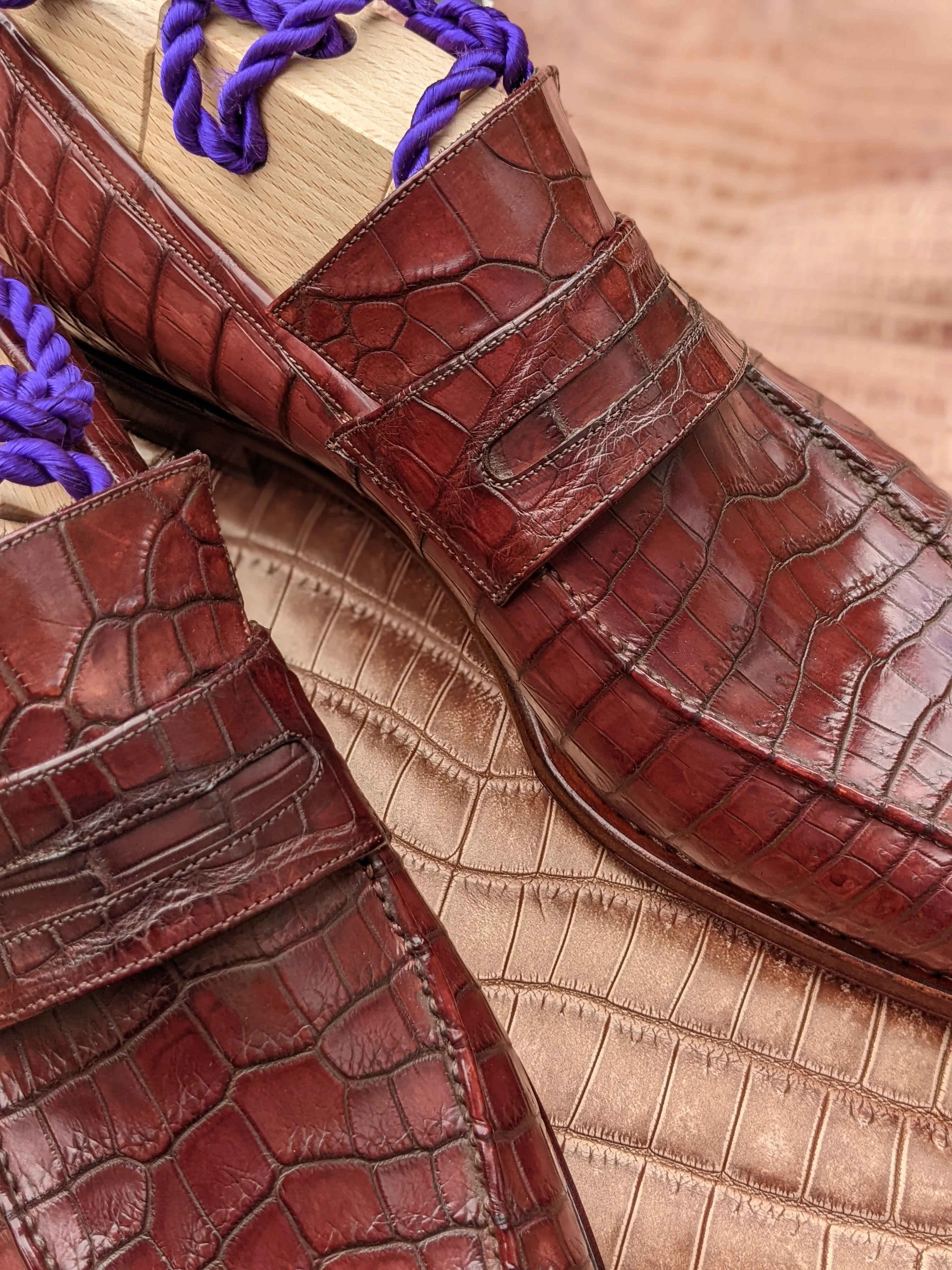 Ascot Ravenna - Bourbon Crocodile