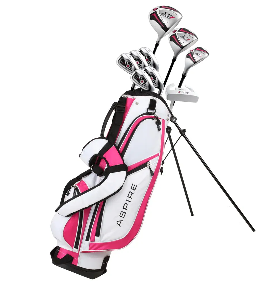 Aspire X1 9 Club Complete Womens Golf Set Pink