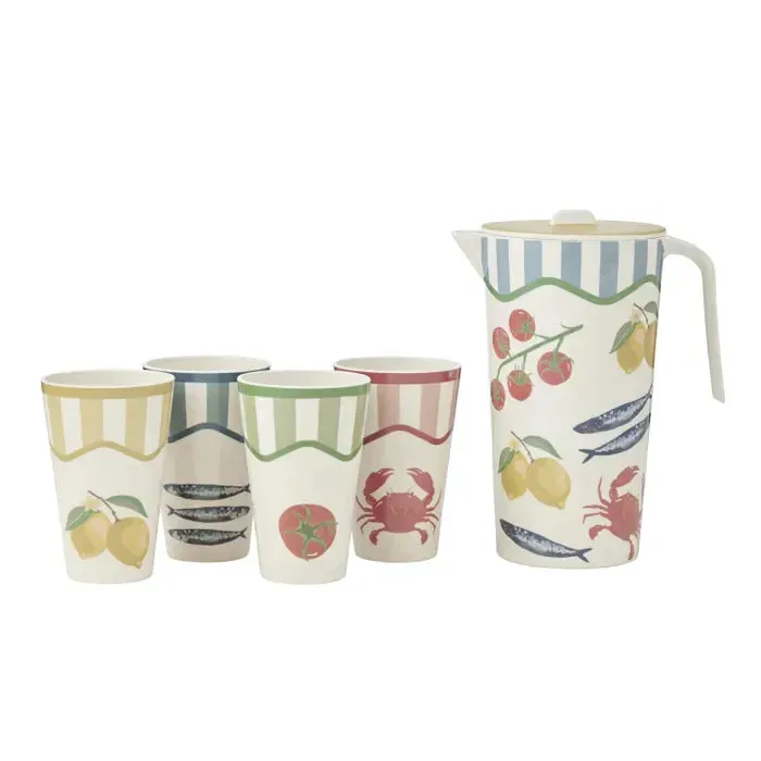 Assemble Sicily Jug & Tumblers Set | 5 Piece