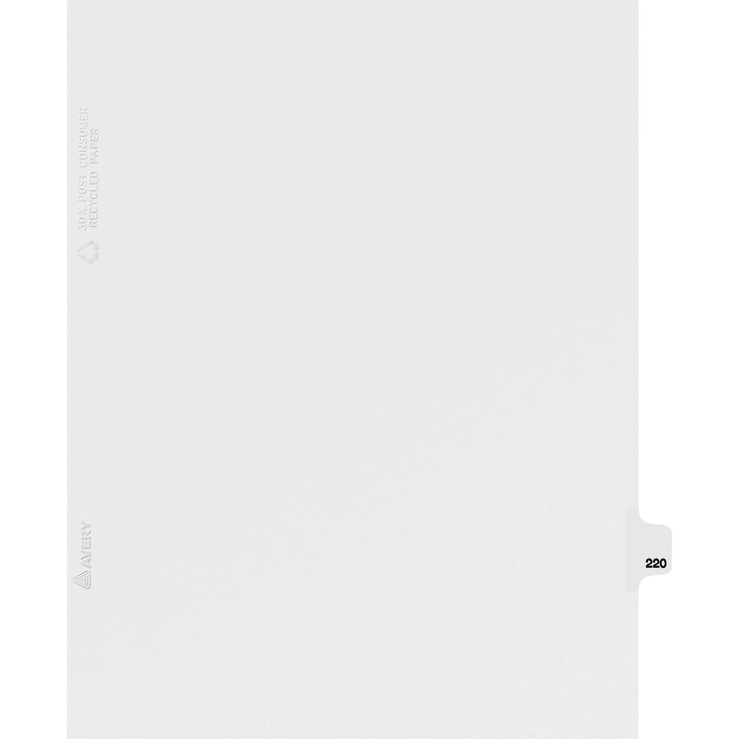 Avery® Side Tab Individual Legal Dividers