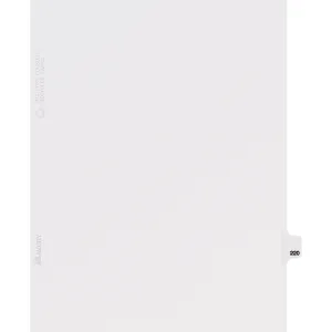 Avery® Side Tab Individual Legal Dividers