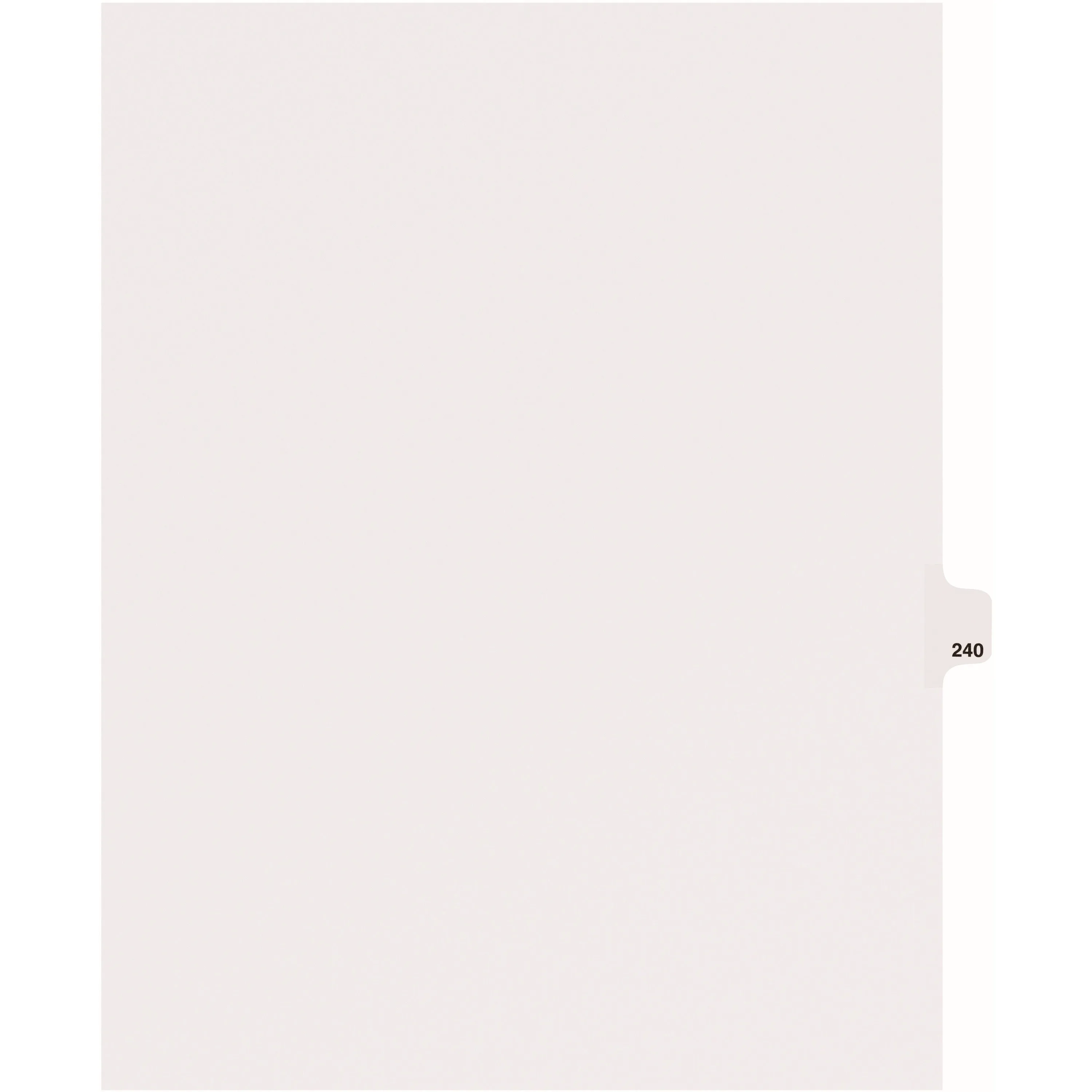 Avery® Side Tab Individual Legal Dividers