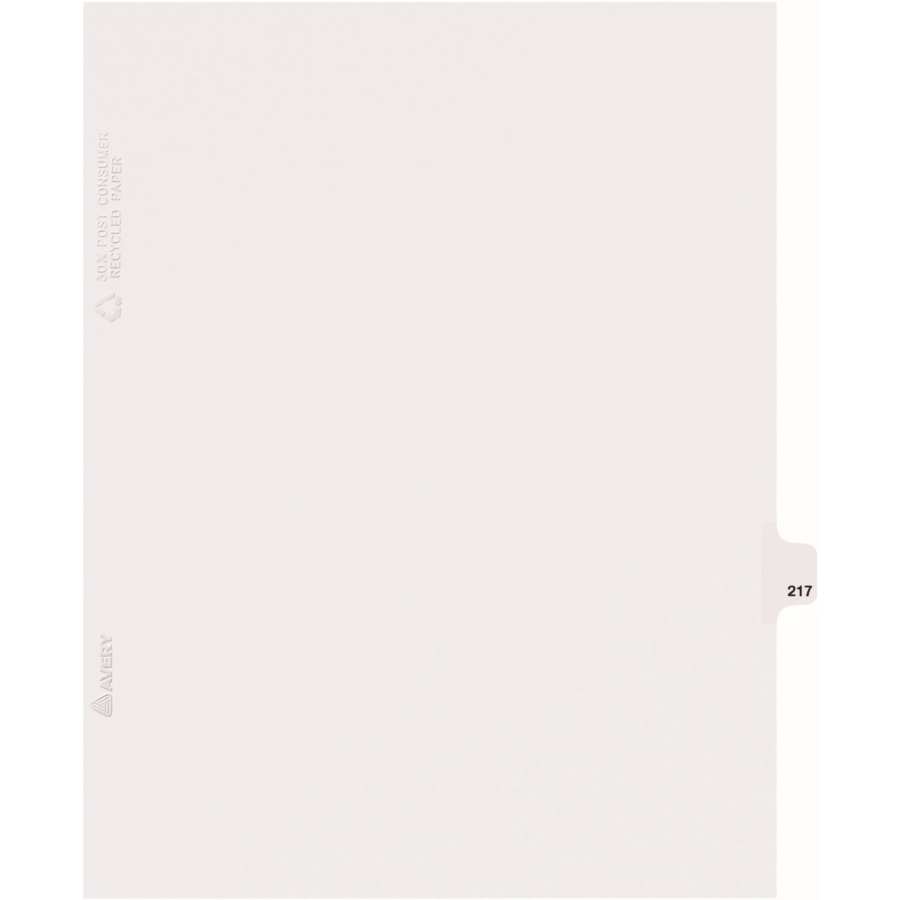 Avery® Side Tab Individual Legal Dividers