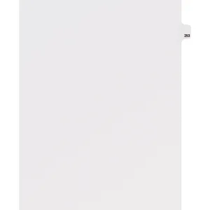 Avery® Side Tab Individual Legal Dividers