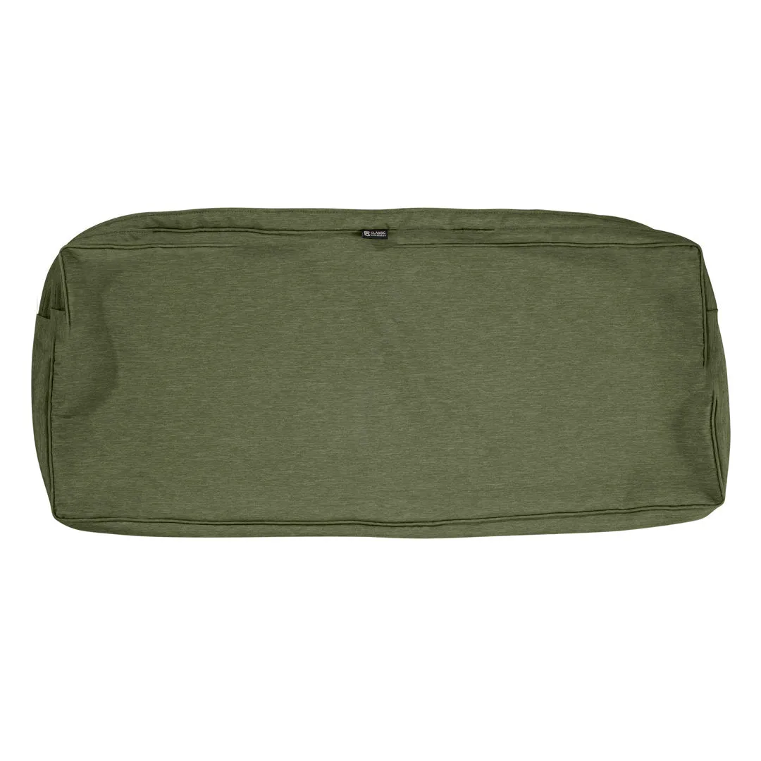 Ayvion Outdoor Seat Cushion Arlmont & Co. Cushion Color: Fern Green Size: 48" W x 18" D
