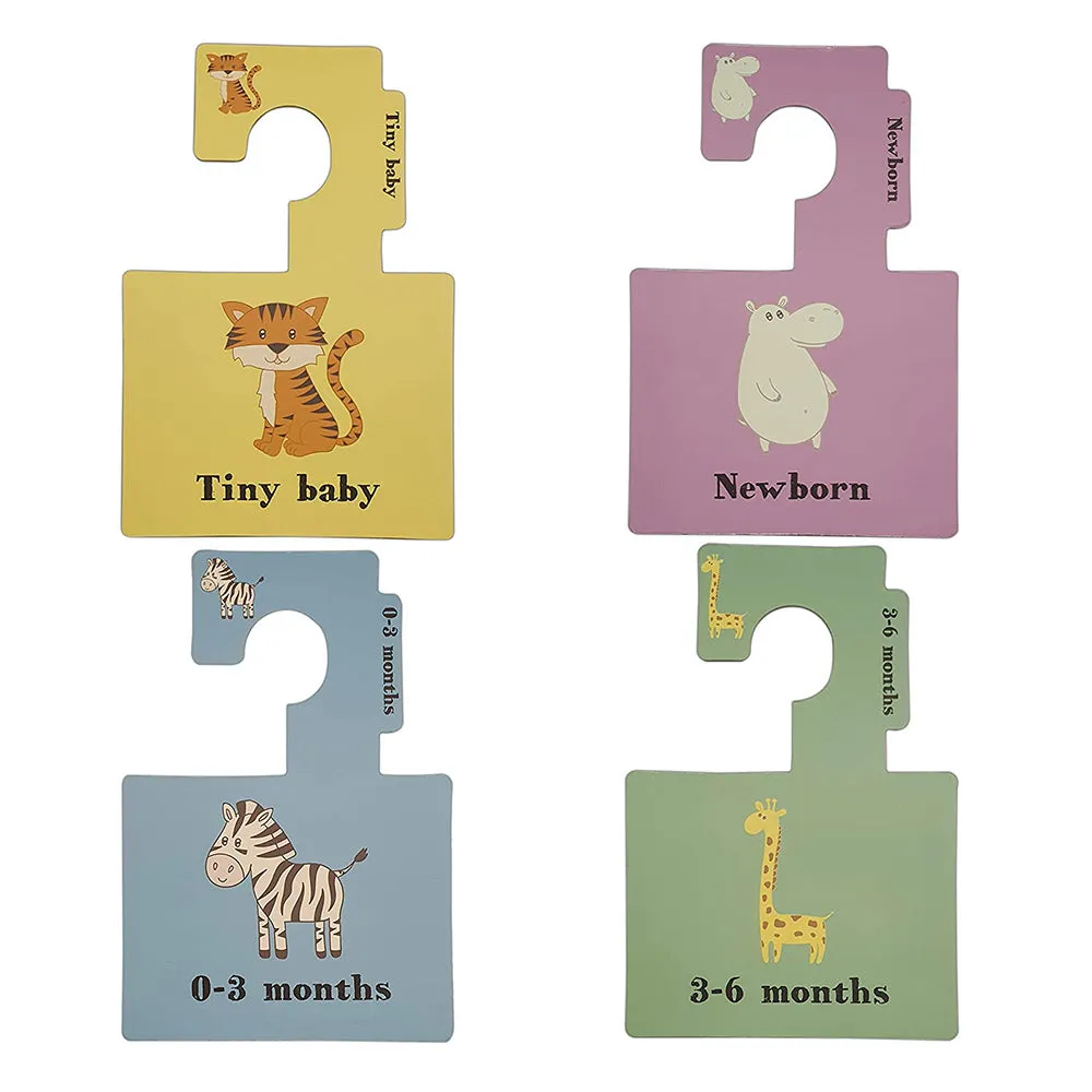 Baby Wardrobe Dividers Safari Animals
