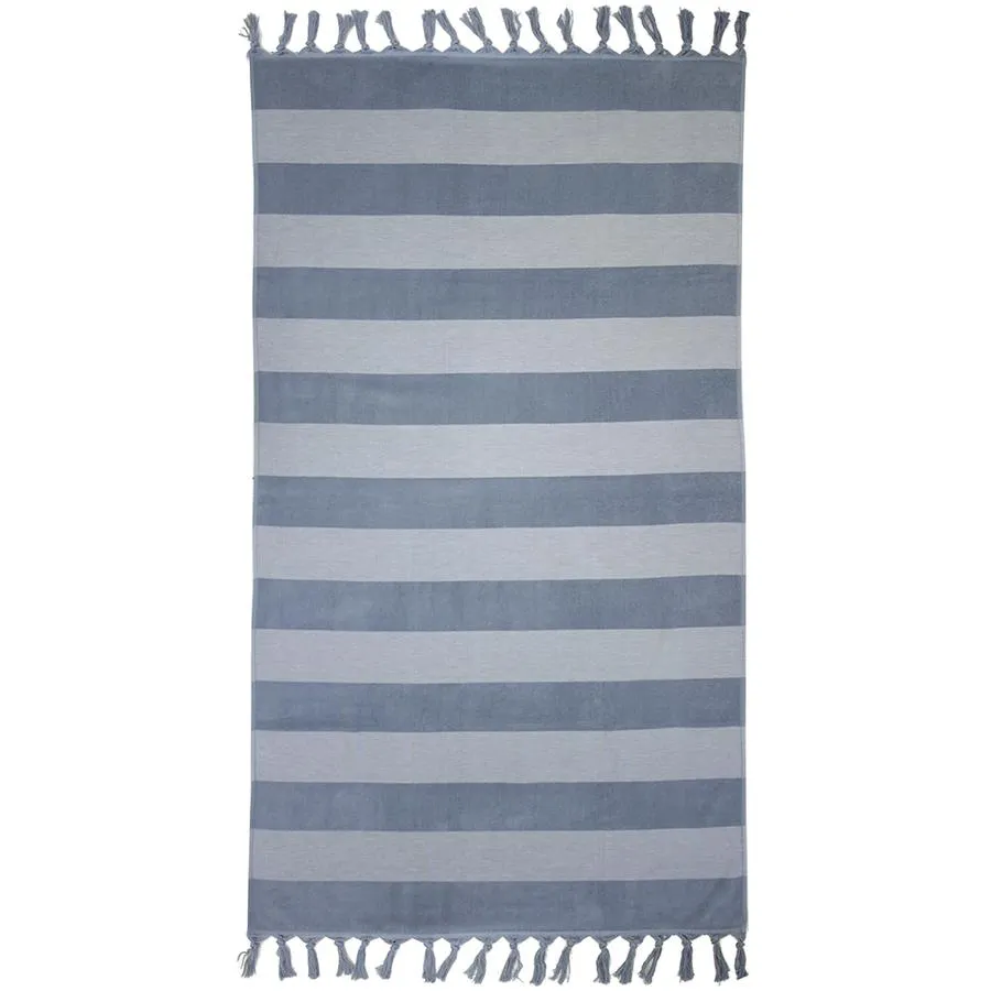 Bambury Marbella Towel - Steel Blue