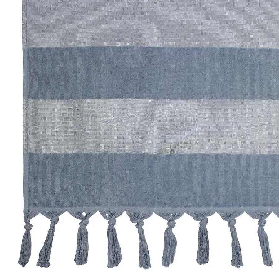Bambury Marbella Towel - Steel Blue