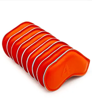 Baron Special Edition Iron Headcover made by Finest Calf Leather - Orange