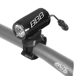BBB Cycling Highpower Headlight 3W Led Lithium Battery Pack Black 2-Cell Battery