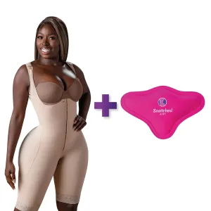 BBL & Lipo | Stage 1 Faja Colombiana Post Surgery| With Bra   BBL Lumbar Triangle