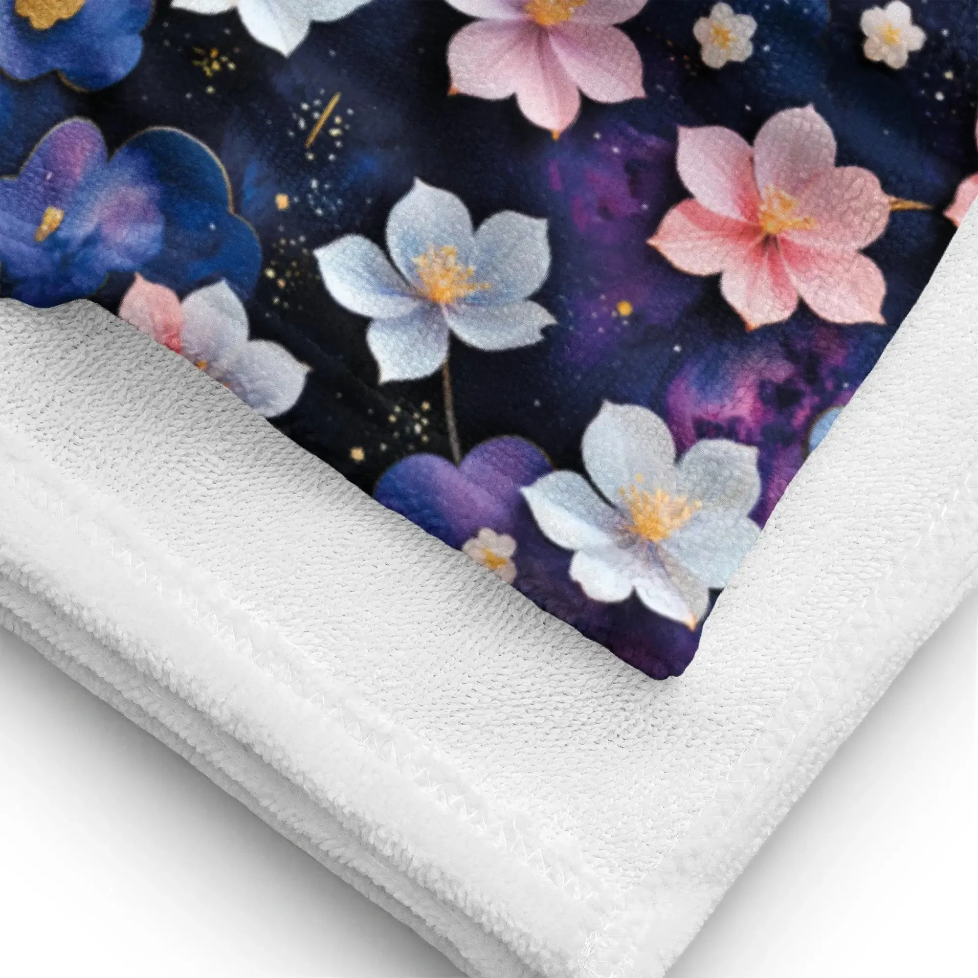 Beach Towel - Midnight Sakura