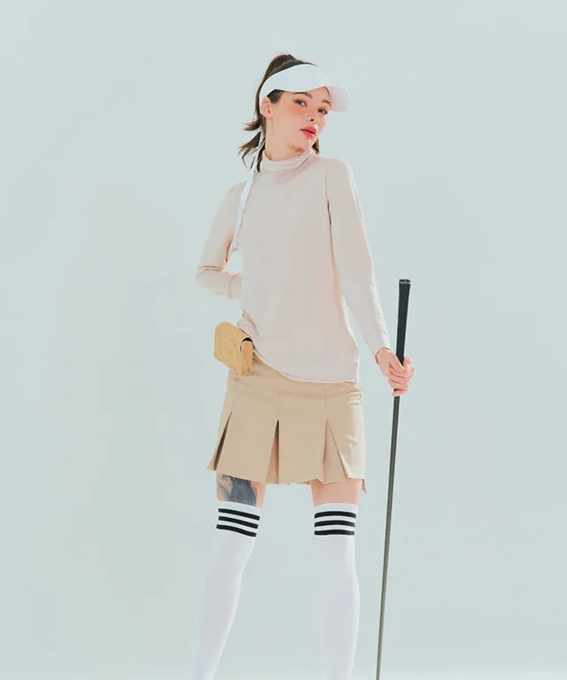 BENECIA 12 Detail Turtleneck - Beige