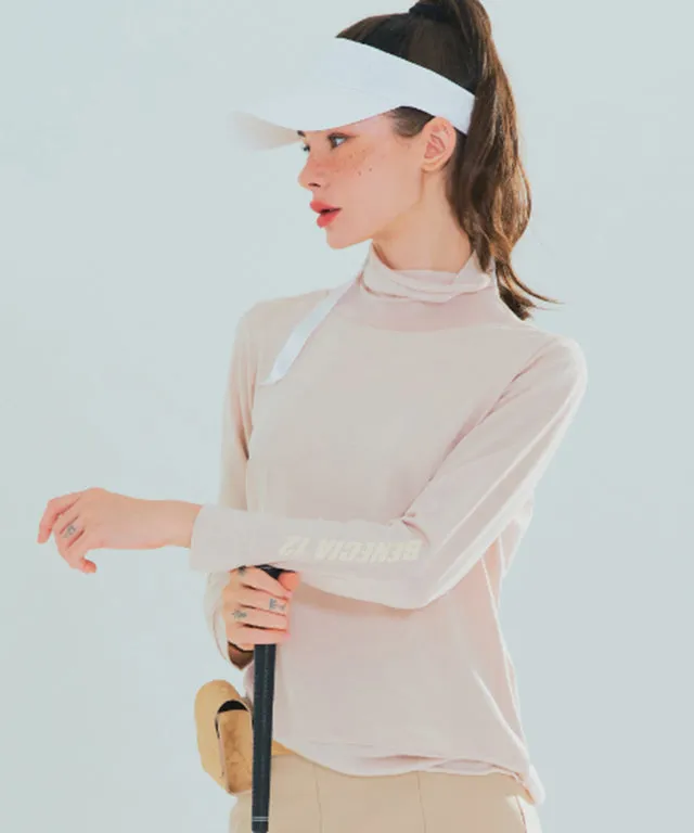 BENECIA 12 Detail Turtleneck - Beige