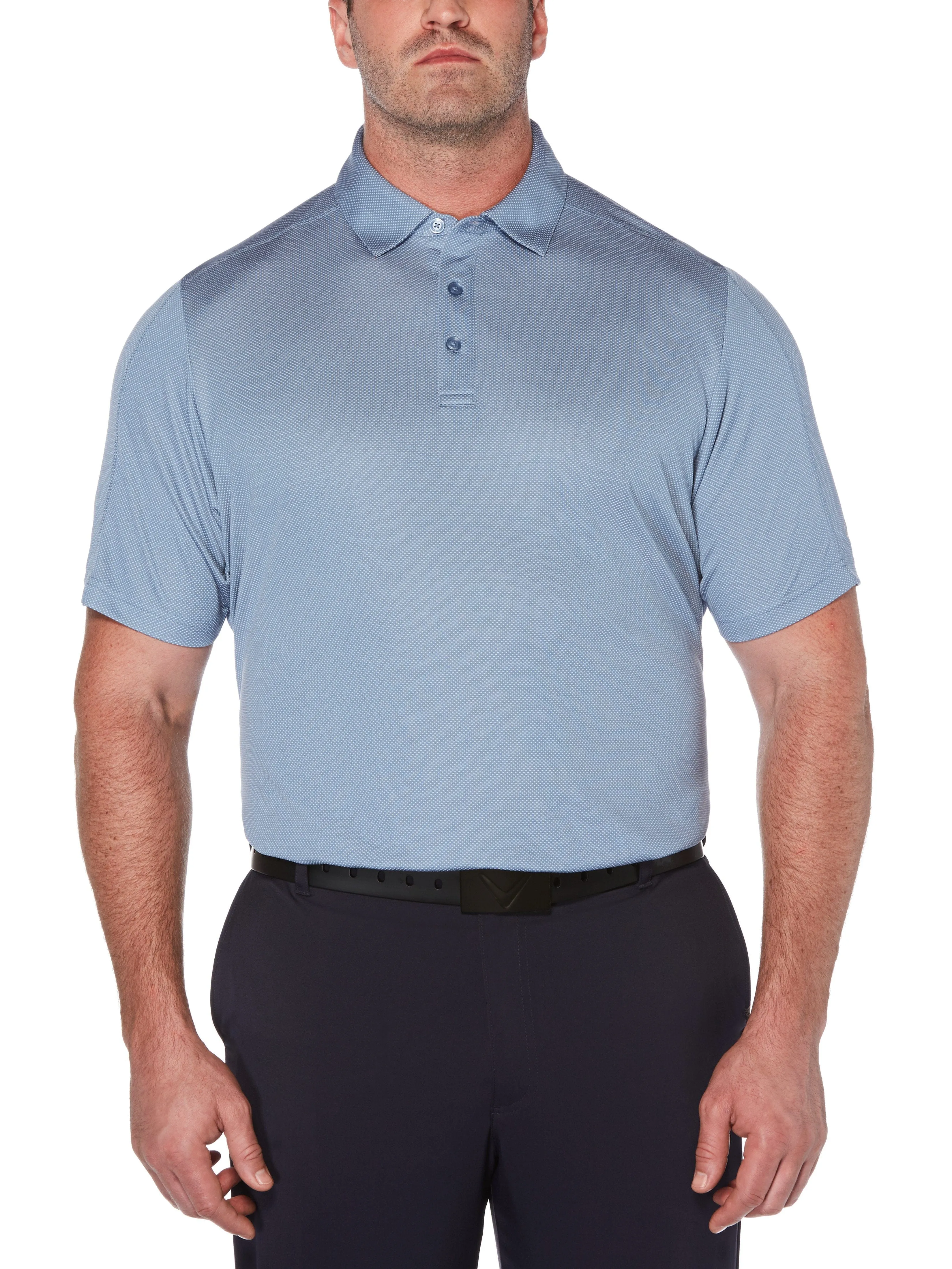 Big & Tall Jacquard Swing Tech™ Polo