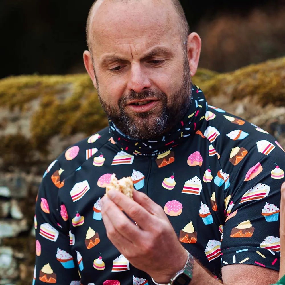 Big and Tall Mens Will Ride For Cake Cycling Jersey