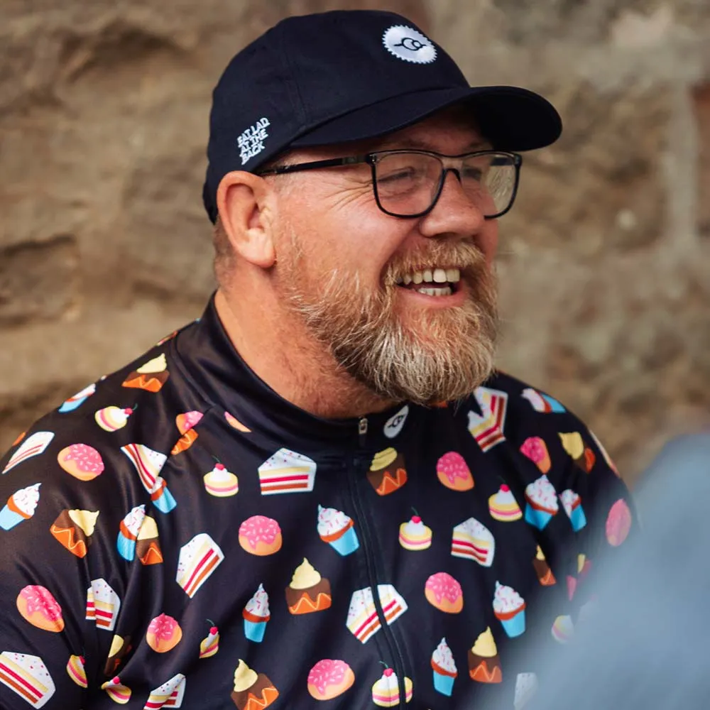 Big and Tall Mens Will Ride For Cake Cycling Jersey
