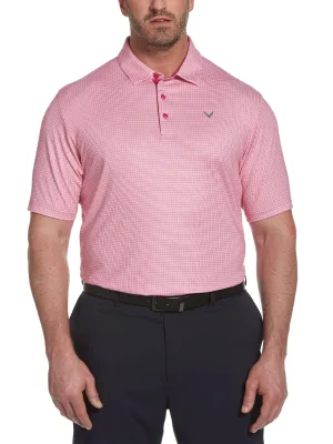 Big Tall Tattersall Swing Tech™ Polo