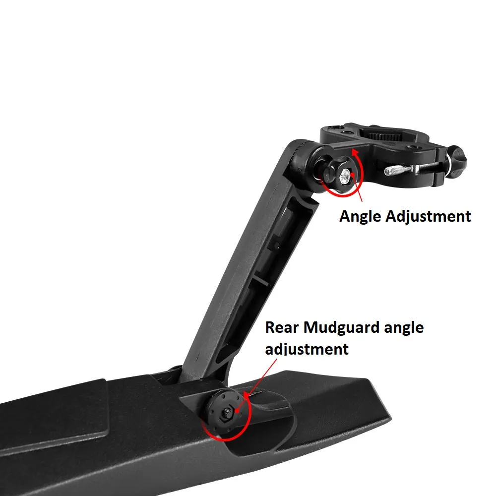 Bike Bicycle Mudguards SB-328 - Front (Fork mounted)   Rear (Seatpost mounted)