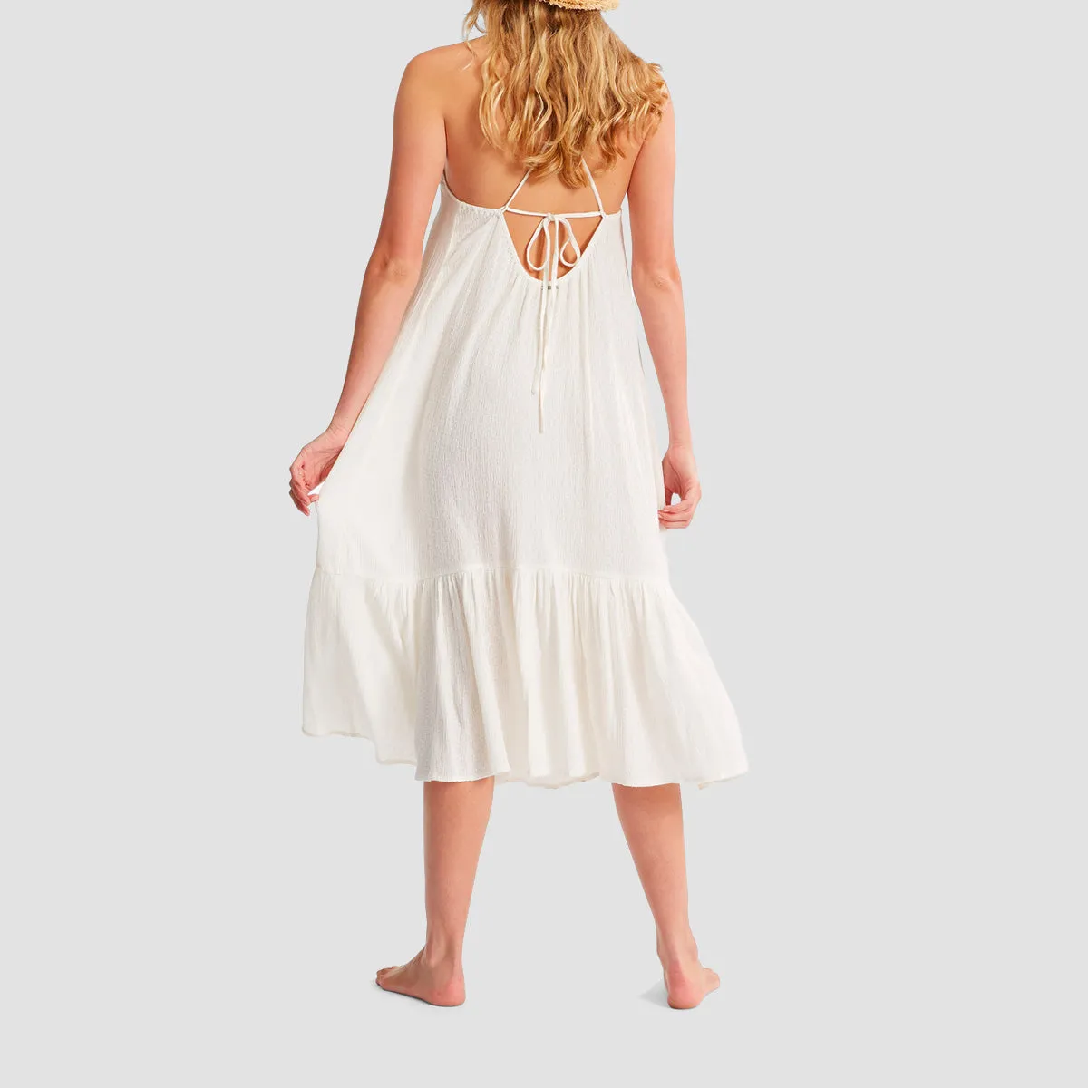 Billabong Ready For Sun Beach Cover-Up Dress Salt Crystal - Womens