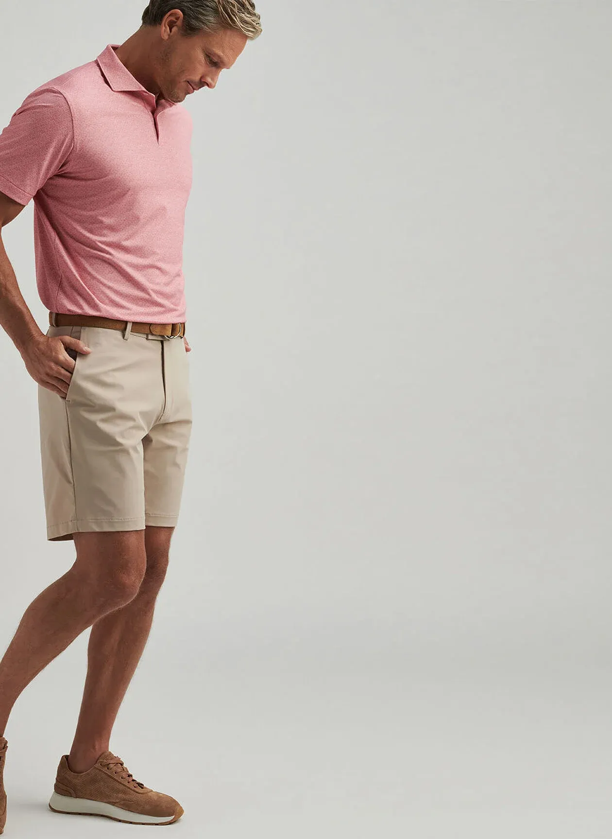 BINGHAM PERFORMANCE SHORT - KHAKI