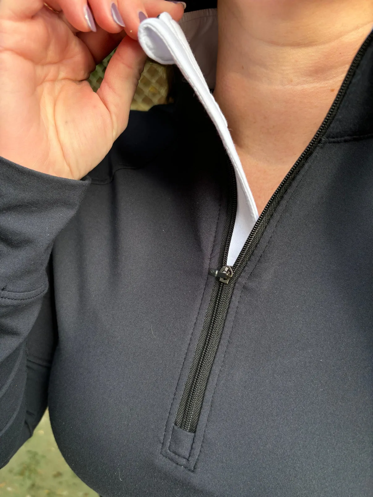 Birdie & Ace Sunrise Womens Golf Quarter Zip