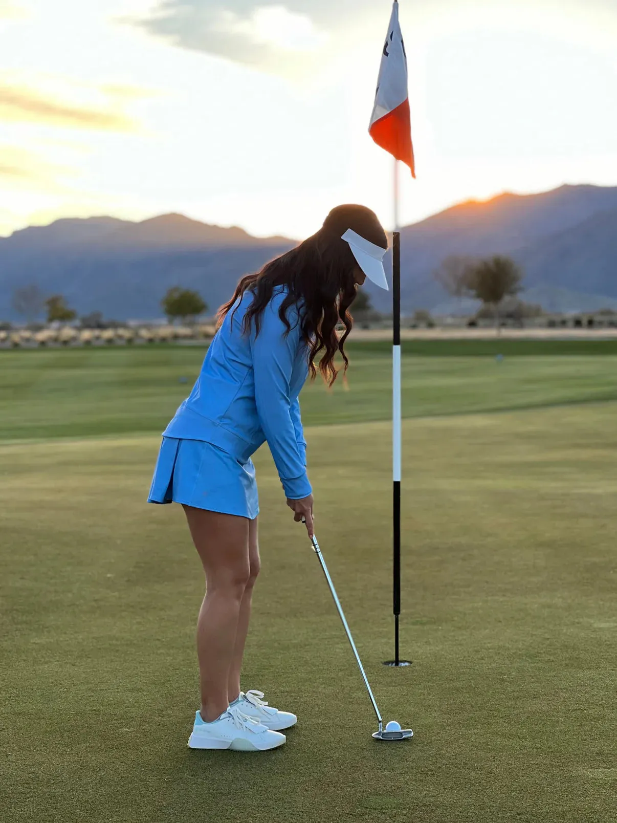 Birdie & Ace Sunrise Womens Golf Quarter Zip