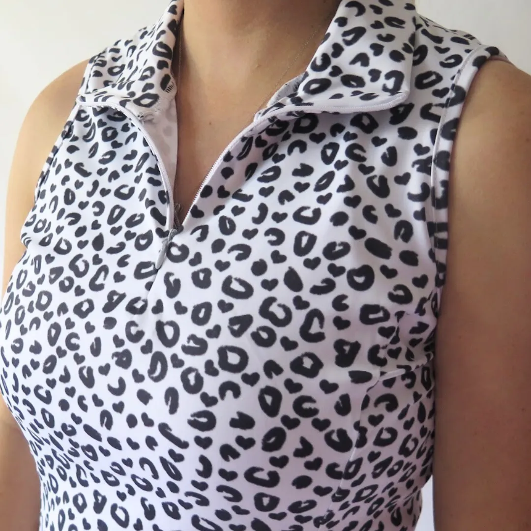 Black and white Cheetah Dress