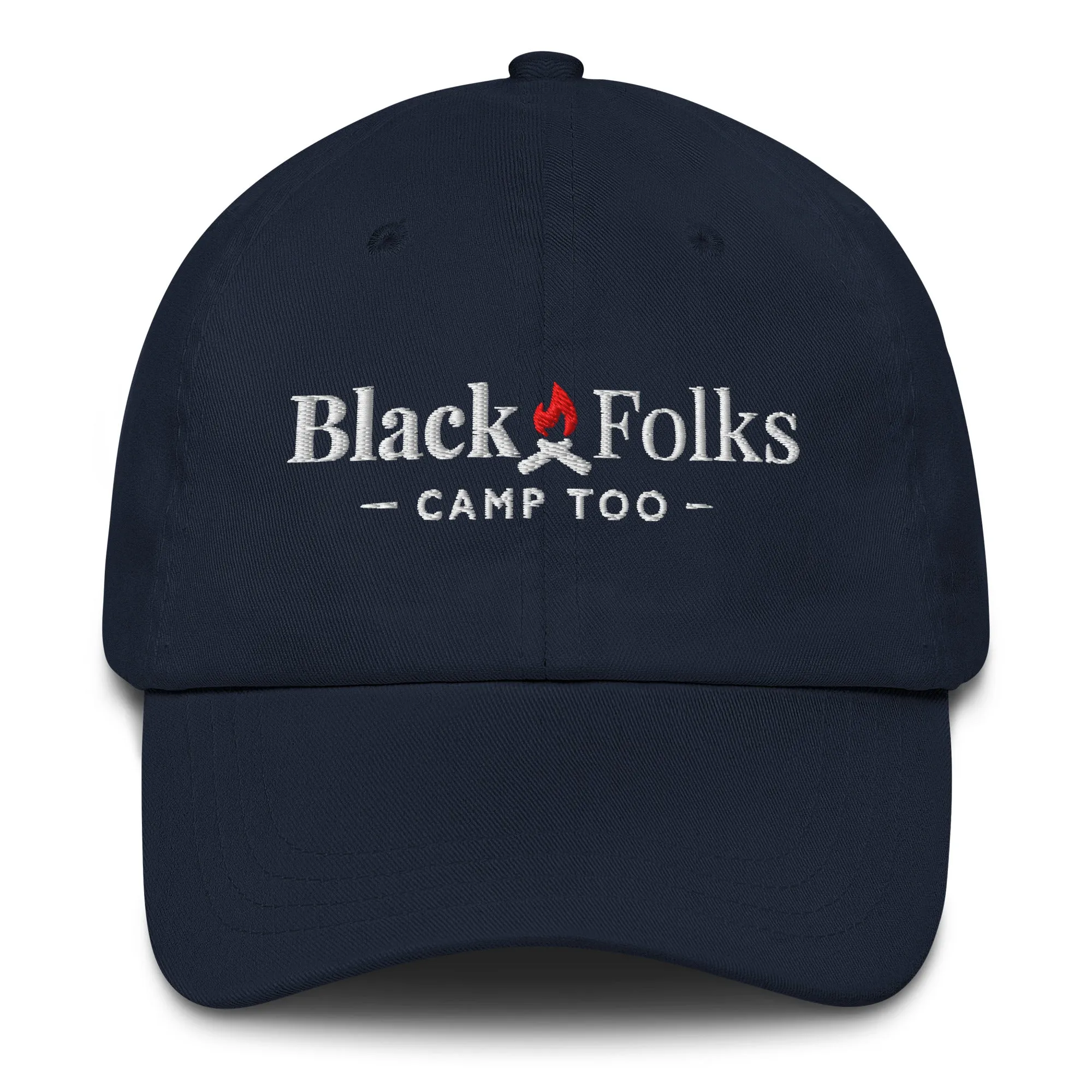 Black Folks Camp Too Dad Hat