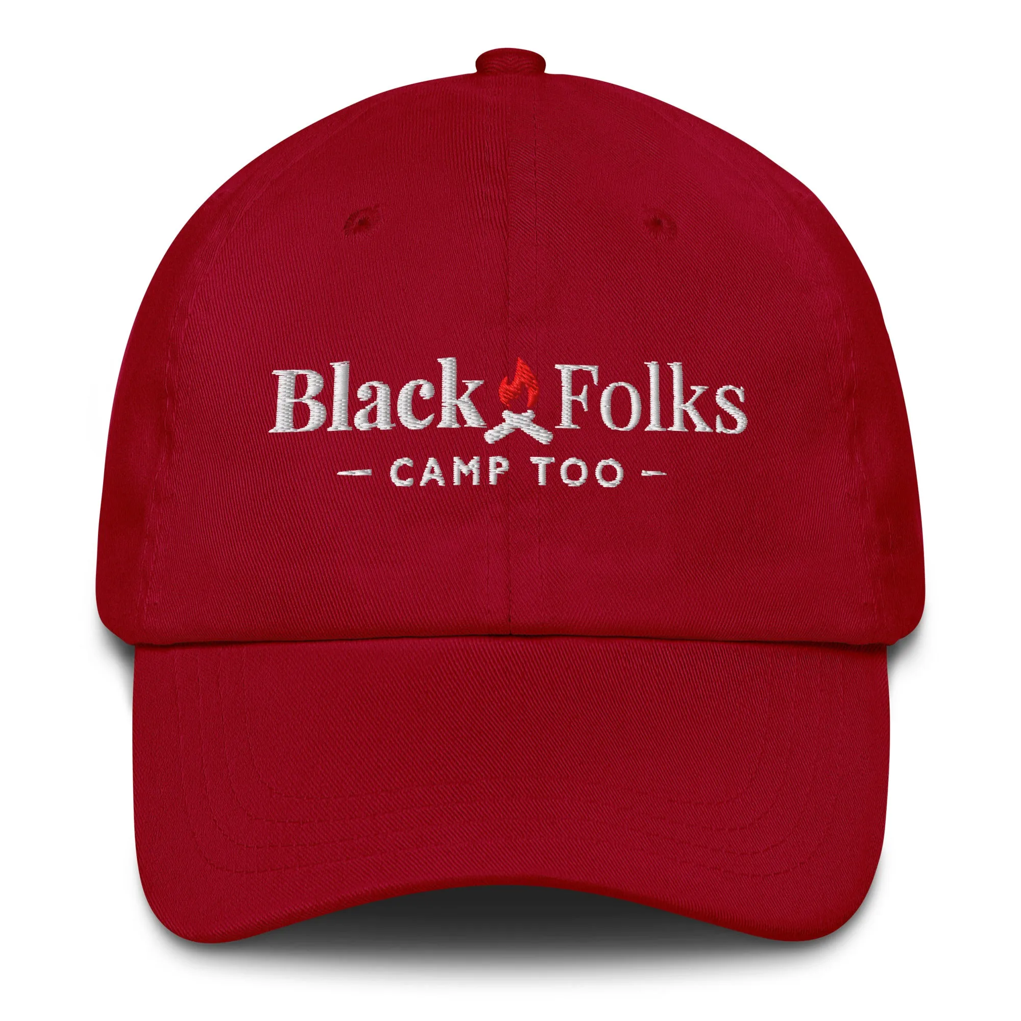 Black Folks Camp Too Dad Hat