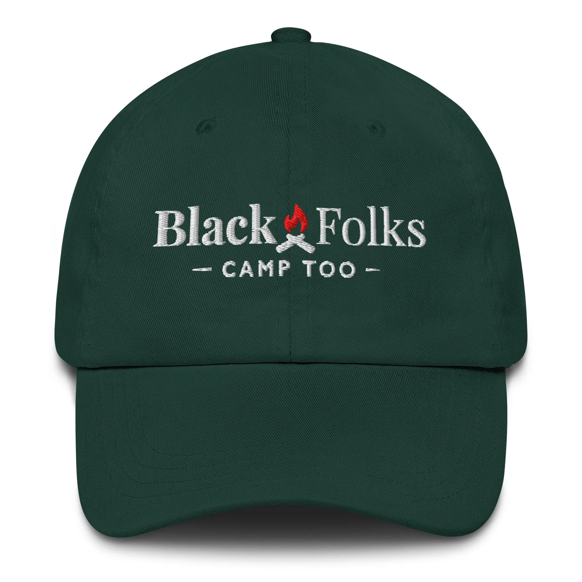 Black Folks Camp Too Dad Hat