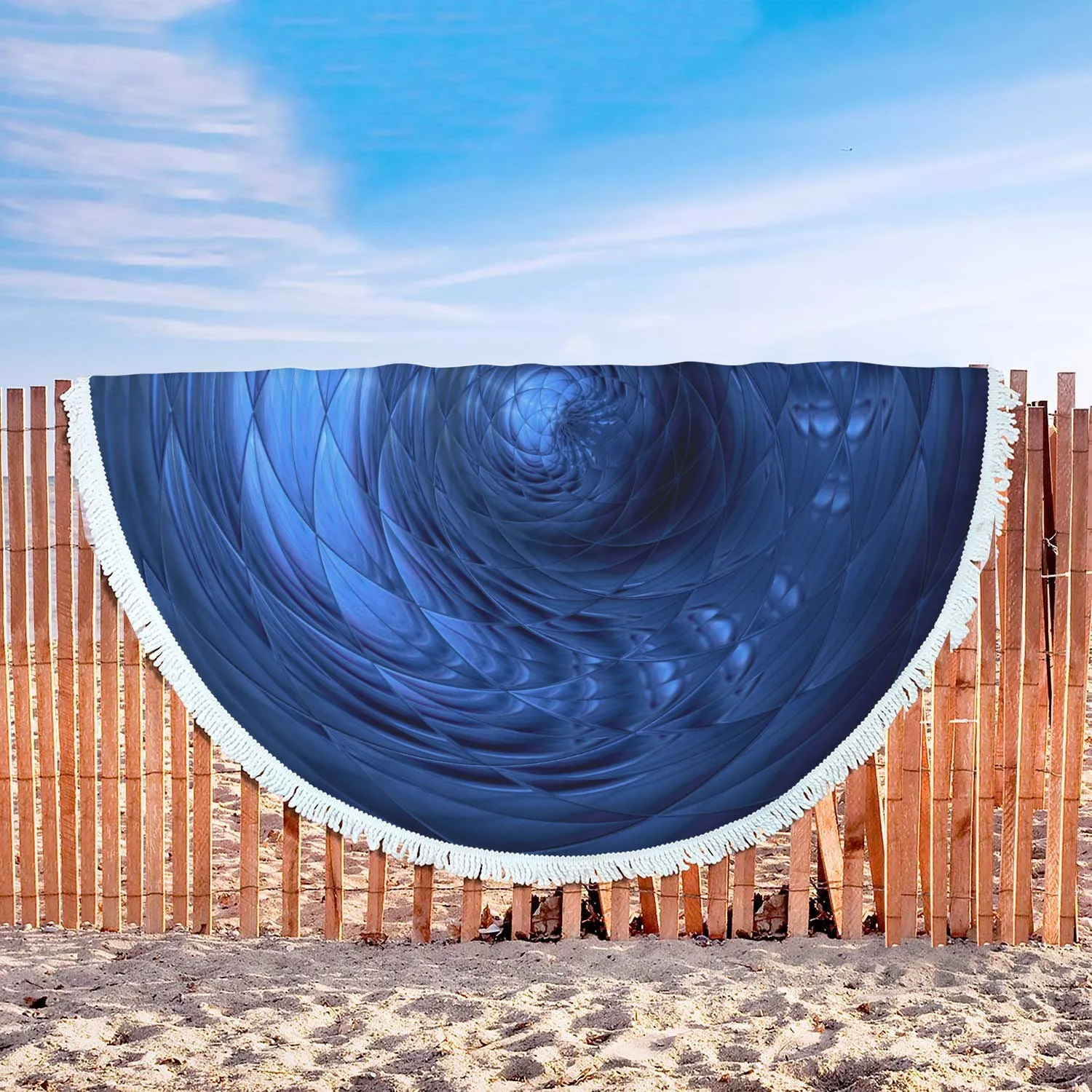 Blue Portal Beach Blanket