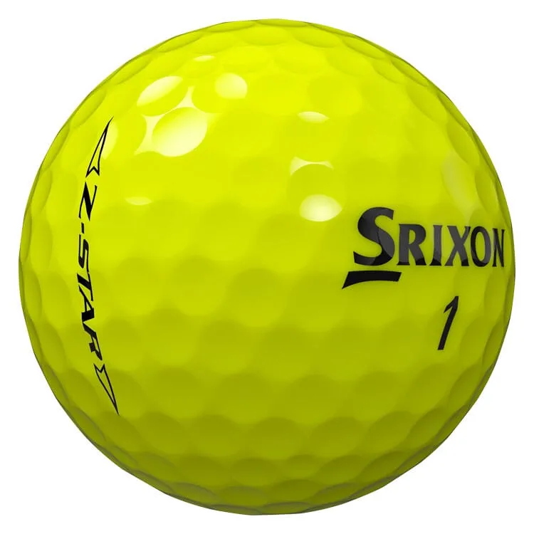Bolas de golf amarillas Srixon Z Star, paquete de 12